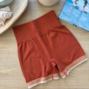 Sarahs Day X White Fox Women's Rust High-Waisted Shorts